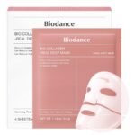 BIODANCE Bio-Collagen Real Deep Mask, Hydrating Overnight Hydrogel Face Mask, 1.19oz(34g) x 4ea