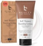 Beauty by Earth Self Tanner | Moisturizing Self Tanning Lotion with Aloe Vera & Coconut for a Natural Glow, (Medium)