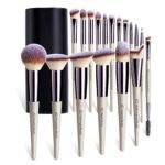 BS-MALL Makeup Brush Set 18 Pcs Professional Foundation Powder Concealers Eyeshadow Blush Synthetic
