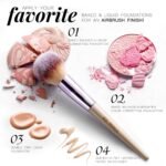BS-MALL Makeup Brush Set 18 Pcs Professional Foundation Powder Concealers Eyeshadow Blush Synthetic - Image 2