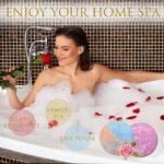 Bath Bombs for Women Gift Set, 15 Pcs Handmade Bubble Bath bombs, Shea & Coco Butter Dry Skin Moisturize. - Image 3