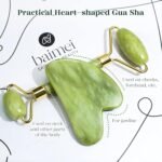 BAIMEI IcyMe Gua Sha & Jade Roller Set, Cooling Face Roller & Guasha Tool for Face Depuffing – Green - Image 9