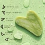 BAIMEI IcyMe Gua Sha & Jade Roller Set, Cooling Face Roller & Guasha Tool for Face Depuffing – Green - Image 8