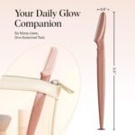 Kitsch Dermaplane Razor for Women Face – Face Razors for Women & Men, Eye Brow Razors & Face Shaver 6 pcs - Image 5