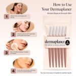Kitsch Dermaplane Razor for Women Face – Face Razors for Women & Men, Eye Brow Razors & Face Shaver 6 pcs - Image 7