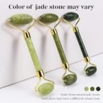BAIMEI IcyMe Gua Sha & Jade Roller Set, Cooling Face Roller & Guasha Tool for Face Depuffing – Green - Image 3