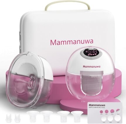 Electric Breast Pump - Lightweight, Portable, & Hands-Free with Baby Mouth Technology