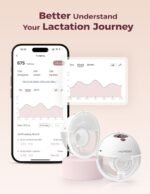 M5 Smart APP Controlled Wearable Breast Pump, 2-Pack Cozy Red - Image 3