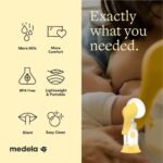 Medela Harmony Manual Breast Pump, On-the-Go, More Milk Output - Image 3