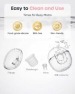 Nuliie S32 Wearable Breast Pump Hands-Free, More Private Electric Pump - Image 3