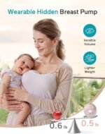 Hands Free Breast Pump P16, Wearable Breast Pump Electirc Portable - Image 4