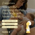 Medela Harmony Manual Breast Pump, On-the-Go, More Milk Output - Image 4