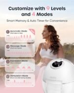 Nuliie S32 Wearable Breast Pump Hands-Free, More Private Electric Pump - Image 4