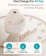 Hands Free Breast Pump P16, Wearable Breast Pump Electirc Portable - Image 5